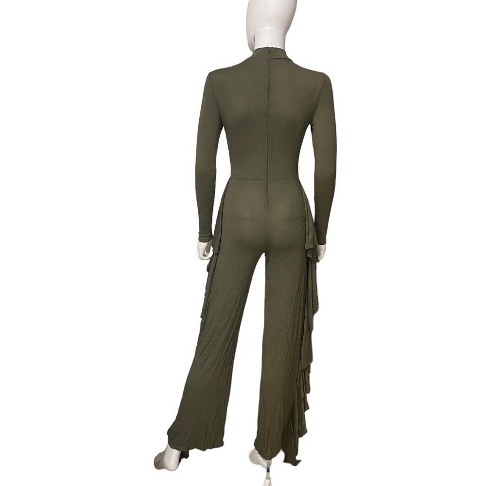 Green Side Ruffled Jumpsuit
New - Picture 5 of 7